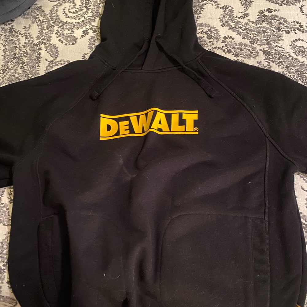 DEWALT sweatshirt. All black with yellow logo. Brand new.